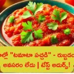 Instant Tomato Pachadi